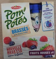Pom'Potes Brassés Fruits Rouge