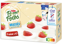 POM'POTES BRASSES Fraise 10x85g