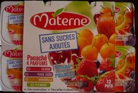 Panaché 4 parfums (cerise, fraise cassis, mirabelle, pomme)