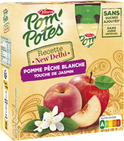 POM'POTES Compotes Gourdes Recettes du Monde New Delhi 4x90g