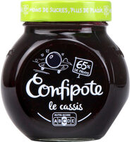 CONFIPOTE Confiture allégée en sucres Pot Cassis 350g