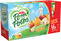 POM'POTES Pomme/Pomme Poire 16x90g Format Familial