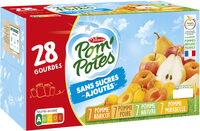 POM'POTES Compotes Pomme, P.Ab, P.Poir, P.Mir 28x90g