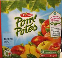 Compote pomme nature & spécialité de fruits pomme brugnon