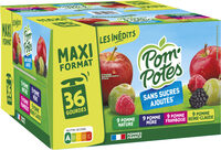 POM'POTES Compotes Gourdes Multiv. Format Familial