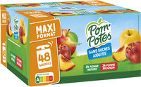 POM'POTES Compotes Gourdes Pomme, P. Brugn 48x90g Format Familial