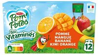 Pom'Potes Les Vitaminés sans sucres ajoutés
