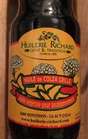 Huile de colza grillé