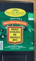Huile d’olive vierge extra de France bio