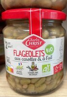 Flageolets bio aux carottes et à l'ail