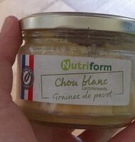 Chou blanc lactofermenté graines de pavot