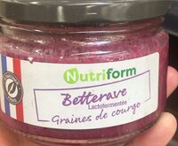 Betterave lactofermentée graines de courges
