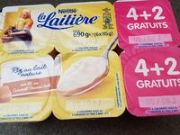 Riz au lait nature sur lit de caramel au beurre salé