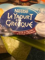 Le Yaourt à la Grecque sur Lit de Myrtilles