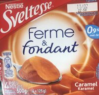 Yaourt ferme & fondant caramel Sveltesse