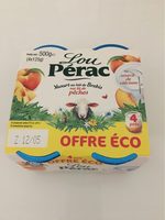 Yaourt au lait de brebis sur lit de peches
