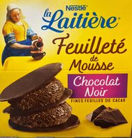 Feuilleté de mousse chocolat noir