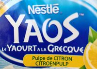 Yaos Le Yaourt à la Greque Pulpe de Citron