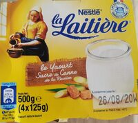 Le yaourt sucre de Canne de la Réunion