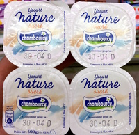 Yaourt nature sucré