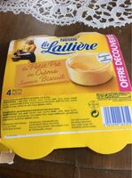 La Laitière petit pot de crème saveur biscuit