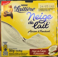 Neige de lait, Noix de Coco (4 Pots)