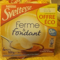 Sveltesse Ferme & Fondant saveur Crème brûlée (Offre éco)