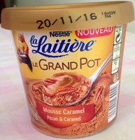 Le grand pot mousse caramel pécan et caramel
