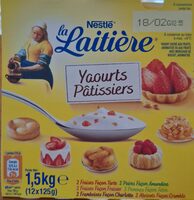 Yaourts pâtissiers multi saveurs 12 x 125 g