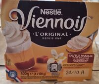 Viennois L'original saveur Vanille sur Lit de Caramel 4 x 100 g