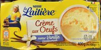 Crème aux oeufs saveur vanille
