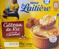 Gâteau de riz sur lit de caramel