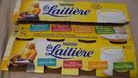 Yaourt au lait entier, sucré et aromatisé (Saveurs : Coco, Fraise des Bois, Vanille, Citron) 8 Pots