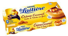 La Laitière - Crème caramel cuite & dorée au four 8 x 100 g