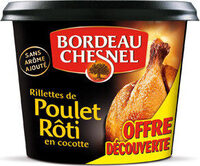 Rillettes de poulet roti bordeau chesnel 220g offre decouverte