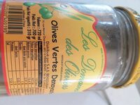 Olives vertes denoyautées