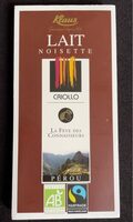 Chocolat Lait Noisette
