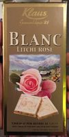 Chocolat. Blanc Au Litchi