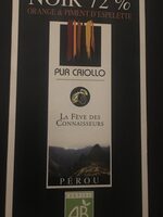 Noir 72% orange et pilent d'espelette