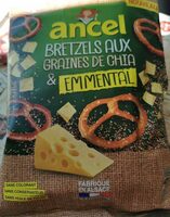 Bretzel aux graines de chia et emmental