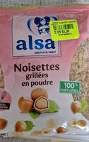 Noisettes grillés en poudre