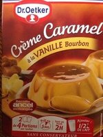 Crème caramel a la vanille bourbon