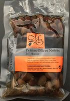Petites olives noires à l'huile