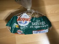 Les tartines à la farine de seigle