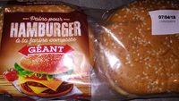 Pains hamburger géants