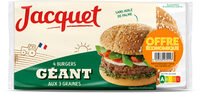 Hamburger Géant graines OFFRE ECO x4 330g