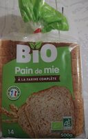 Pain de mie Bio A la Farine Complète