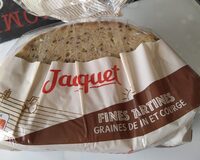 Fines tartines graines de lin et courge