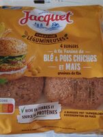 Création legumineuses burger blé pois chiche mais