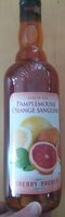 Sirop de pamplemousse orange sanguine